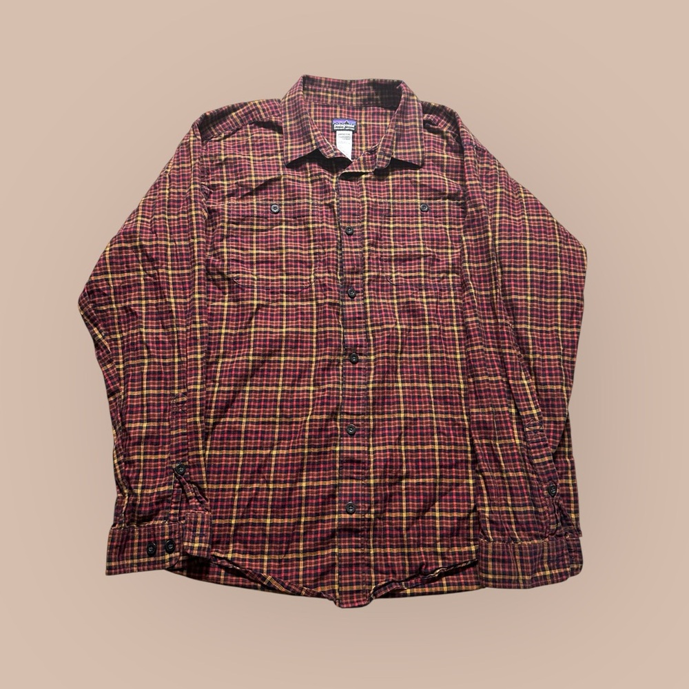 Patagonia shirt men’s large multicolor long sleeve button down